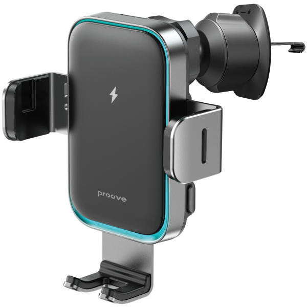 Car holder with wireless charger Proove Triple Clamp Pro 15W